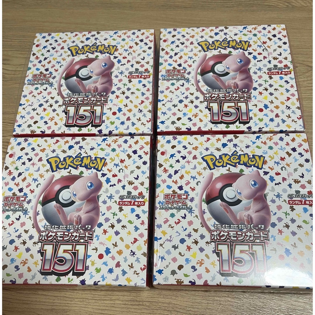ポケモンカード 151 シュリンク付き 4BOX - Box/デッキ/パック