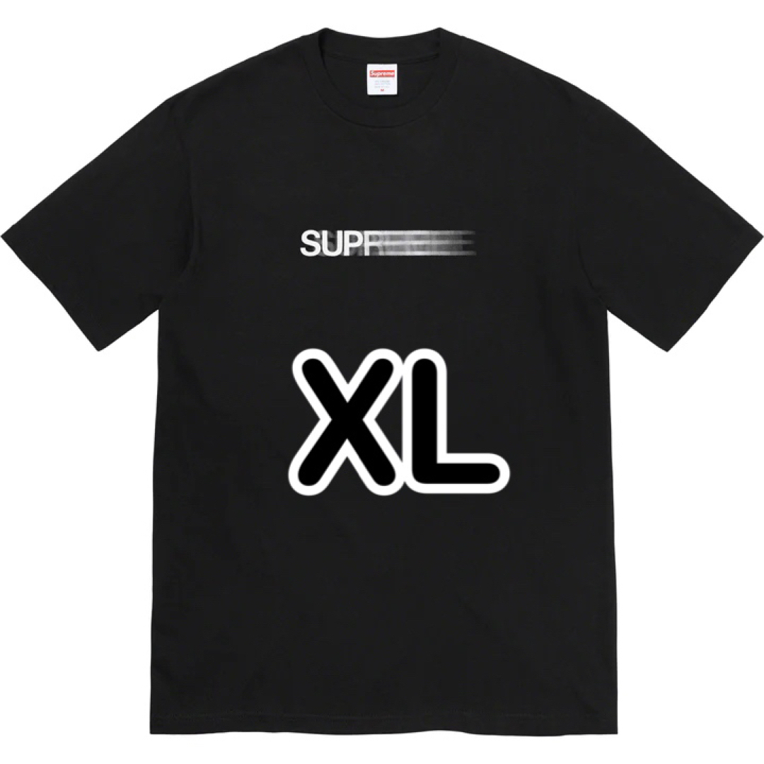 新品 Supreme Motion Logo Tee L Black 黒