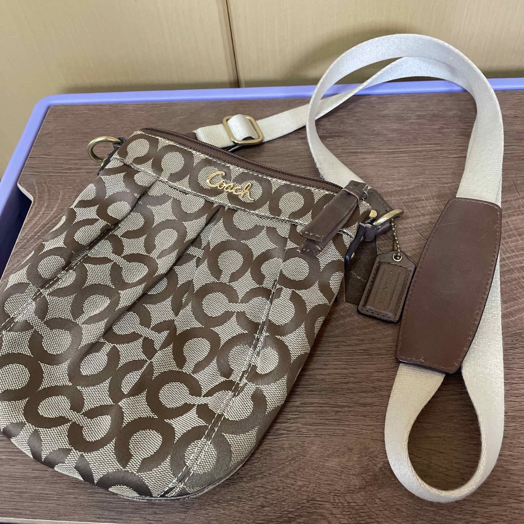 COACH(コーチ)のＣＯＡＣＨから、パーカーオプアートスウィングパックショルダーバッグ 42531P レディースのバッグ(ショルダーバッグ)の商品写真