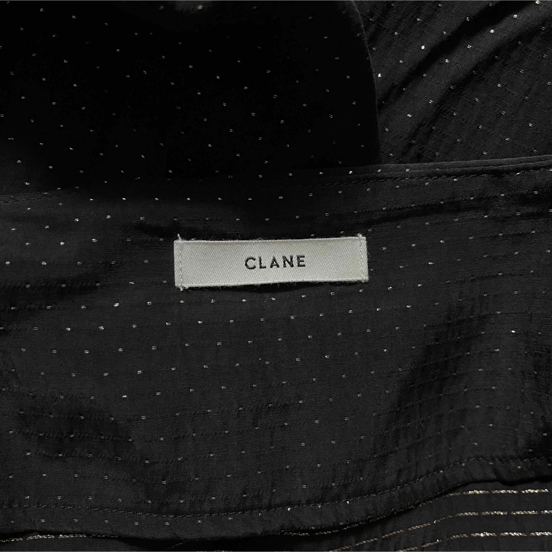 クラネ clane LAME DOT WRAP SKIRT ロングスカート