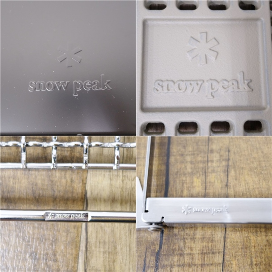 Snow Peak   未使用 スノーピーク snowpeak 焚火台M 炭床proM