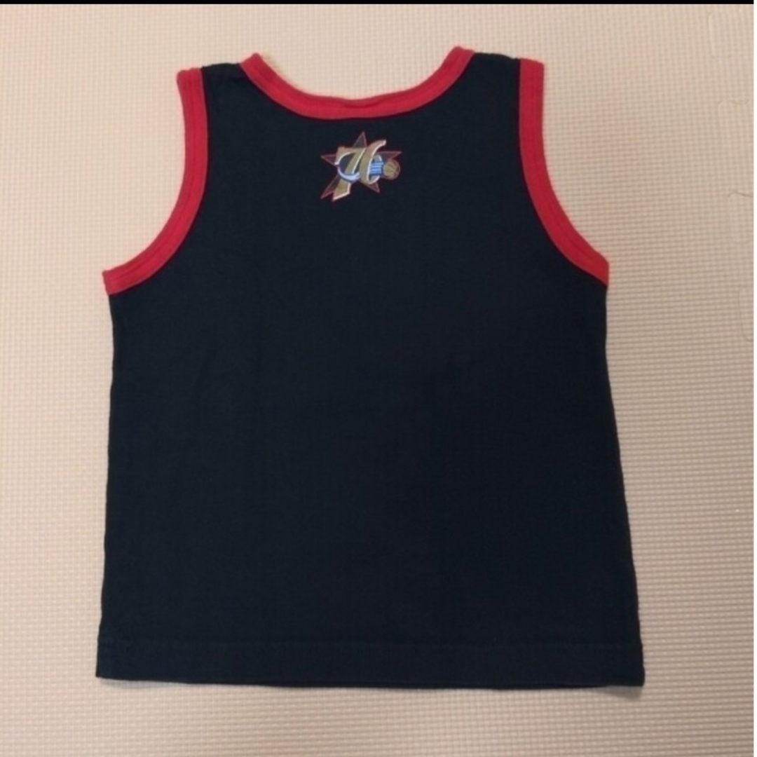 NBA sixers ランニング シャツ 100 サイズ キッズ/ベビー/マタニティのキッズ服男の子用(90cm~)(Tシャツ/カットソー)の商品写真