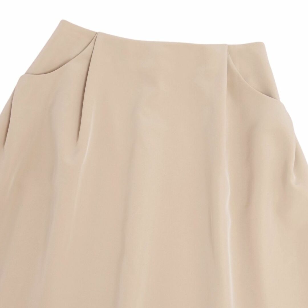 FOXEY(フォクシー)の極美品 フォクシー ニューヨーク FOXEY NEW YORK スカート フレアスカート ショート丈 無地 ボトムス レディース 40(M相当) ベージュ レディースのスカート(ひざ丈スカート)の商品写真