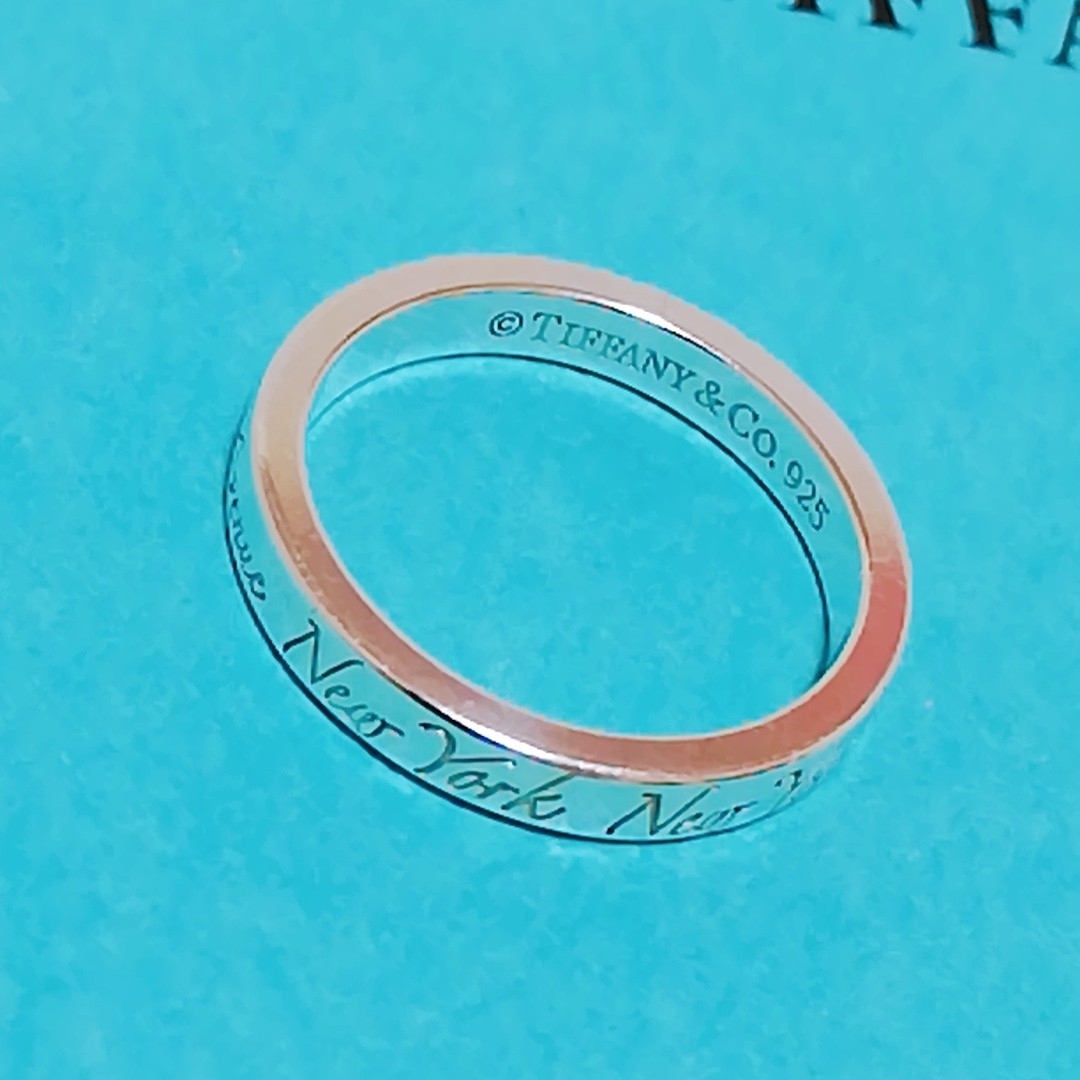 Tiffany & Co. - 美品☆ティファニー ノーツ ナロー リング シルバー