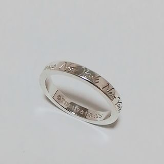 Tiffany\u0026Co ティファニー ノーツ ナロー リング シルバー