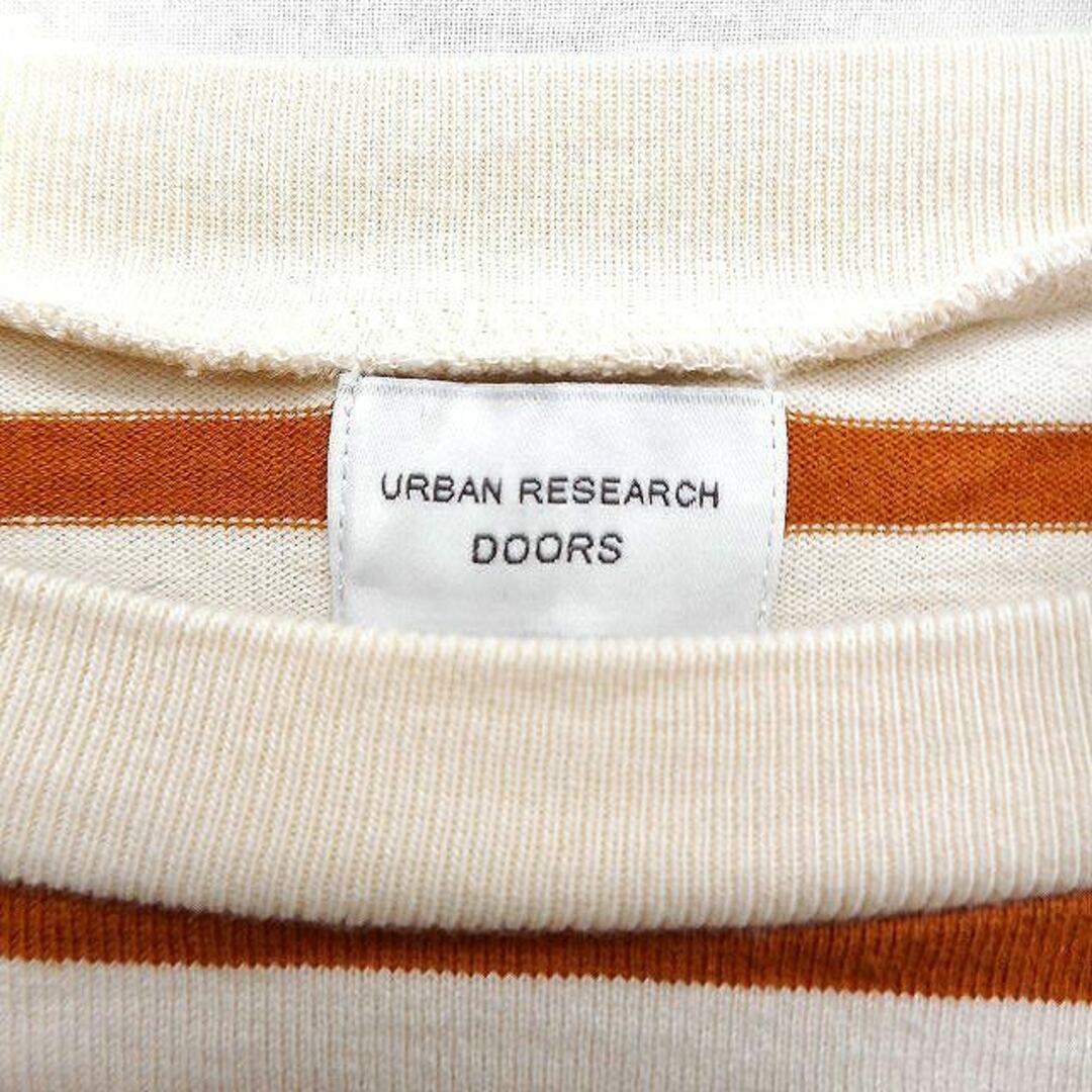 URBAN RESEARCH DOORS(アーバンリサーチドアーズ)のアーバンリサーチ ドアーズ ボーダー ワイド カットソー Tシャツ 長袖  レディースのトップス(Tシャツ(長袖/七分))の商品写真