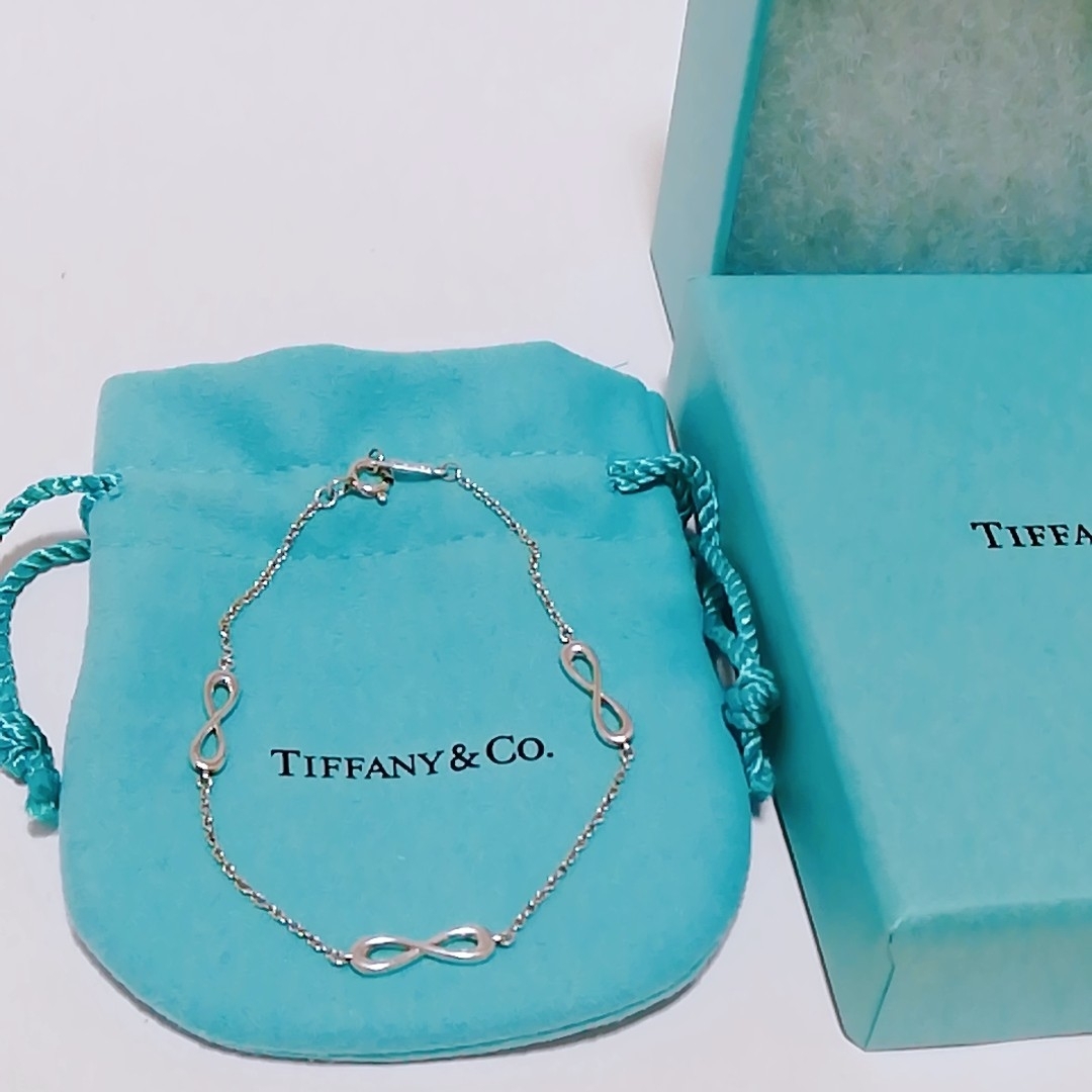 【廃盤】TIFFANY&Co. ティファニー インフィニティ ブレスレット18cm付属品