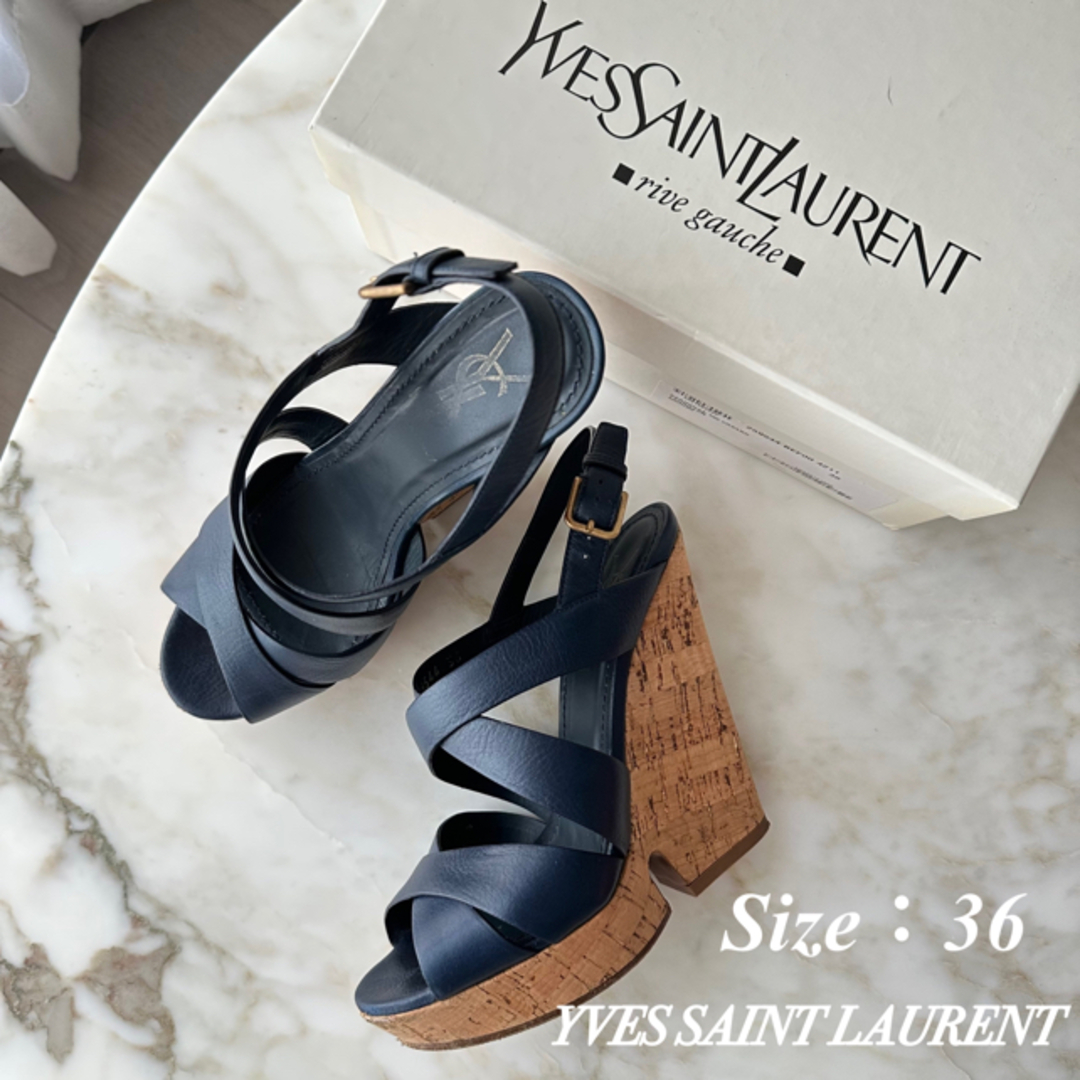 YSL YVES SAINT LAURENT イヴ サンローラン サンダル