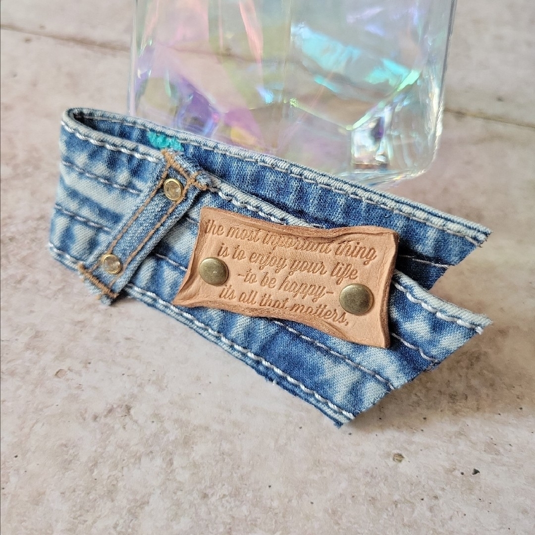sold out 】デニムリメイクヘアクリップ No.004の通販 by 1&7(デニム