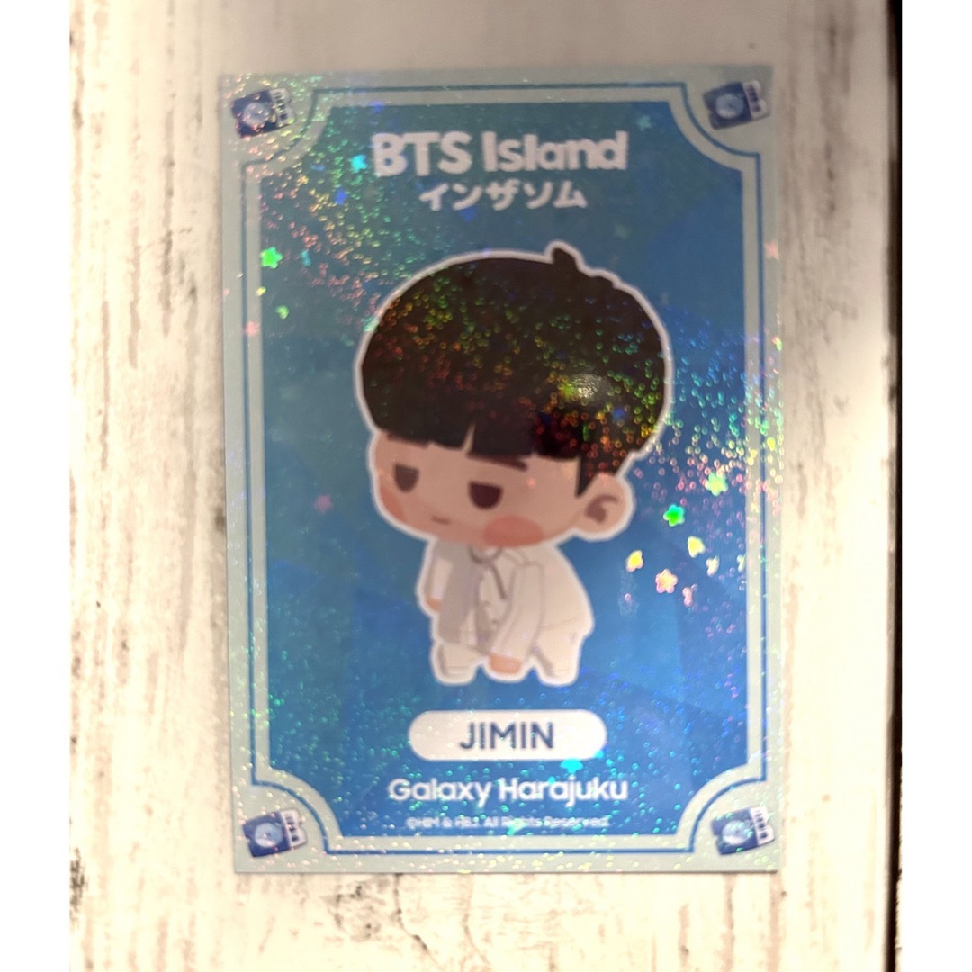 防弾少年団(BTS)(ボウダンショウネンダン)のgalaxy×インザソム　POP UP Jimin ジミン トレカ エンタメ/ホビーのトレーディングカード(その他)の商品写真