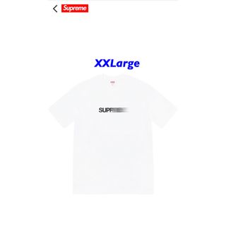 シュプリーム(Supreme)のSupreme motion logo tee white xxlarge(Tシャツ/カットソー(半袖/袖なし))