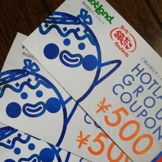 銀だこ500円分 ホットランド優待券(レストラン/食事券)