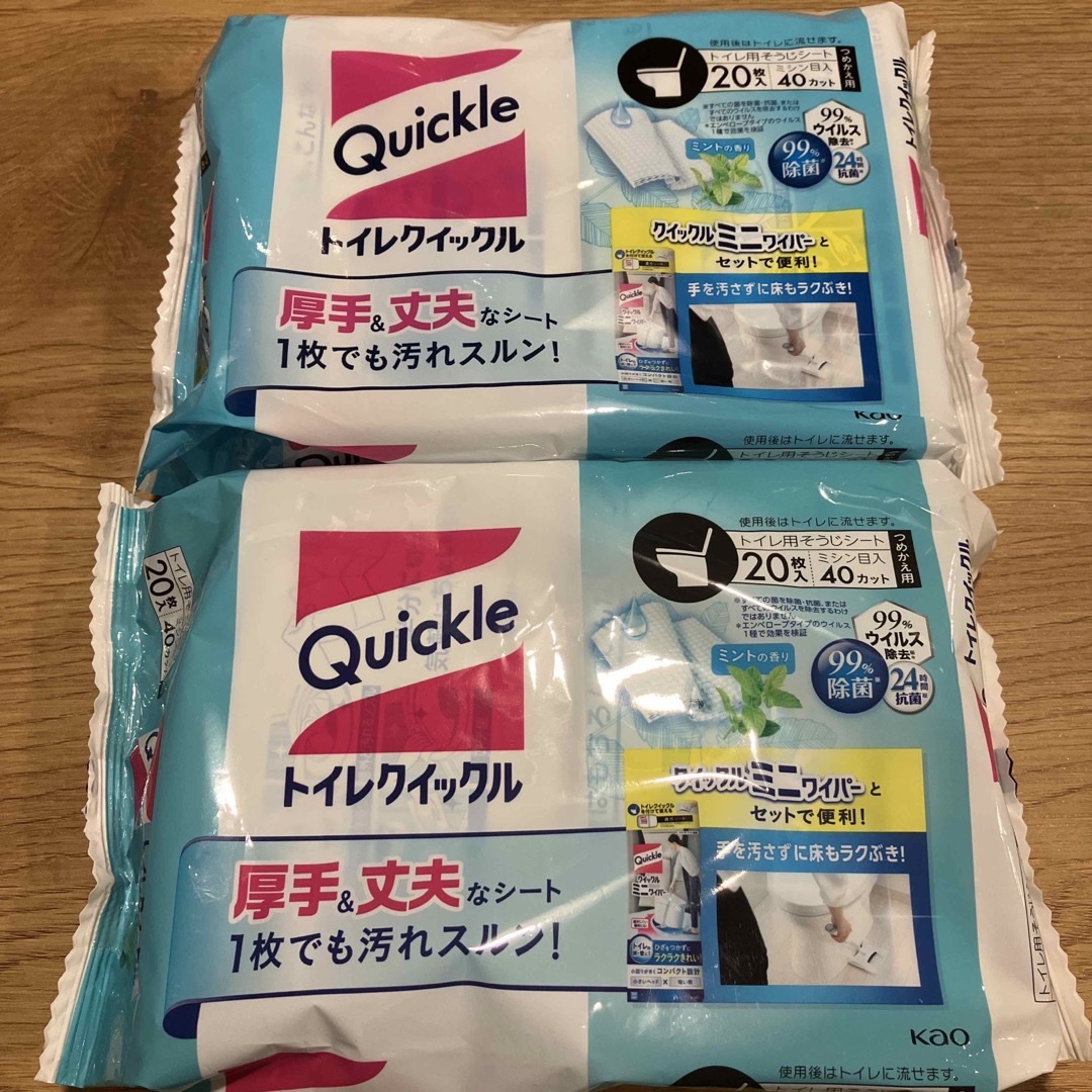 花王(カオウ)のトイレクイックル インテリア/住まい/日用品の日用品/生活雑貨/旅行(日用品/生活雑貨)の商品写真