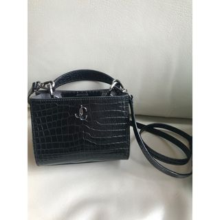 ジミーチュウ(JIMMY CHOO)のジミーチュウ　ヴァレンヌ　クロコダイルエンボス　ミニ　トップハンドルバッグ(ハンドバッグ)