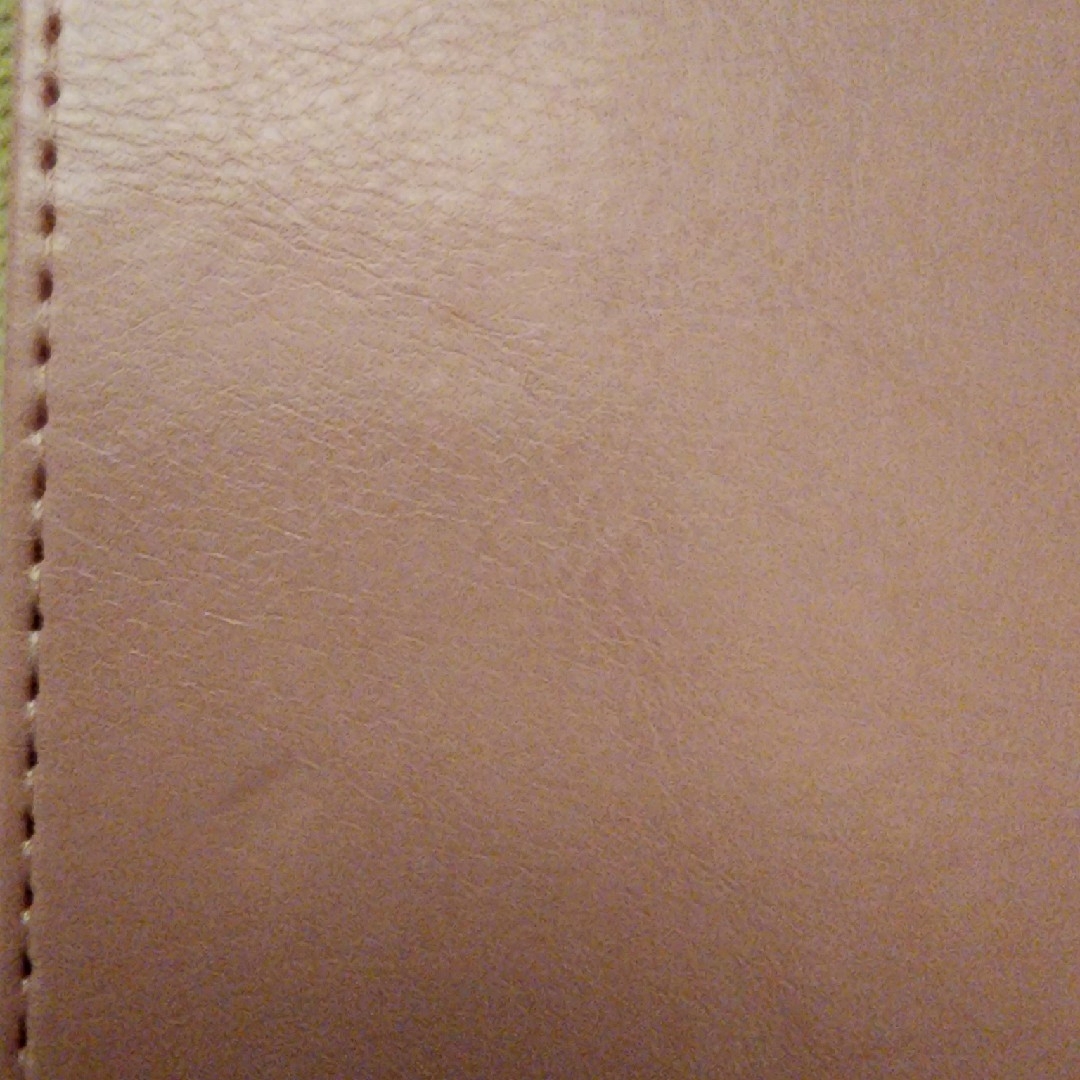 手帳カバーピンクB6　スムースレザー ハンドメイドの文具/ステーショナリー(ブックカバー)の商品写真