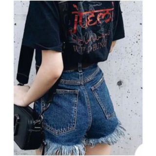 マウジー(moussy)のmoussy ショートパンツ フリンジ(ショートパンツ)