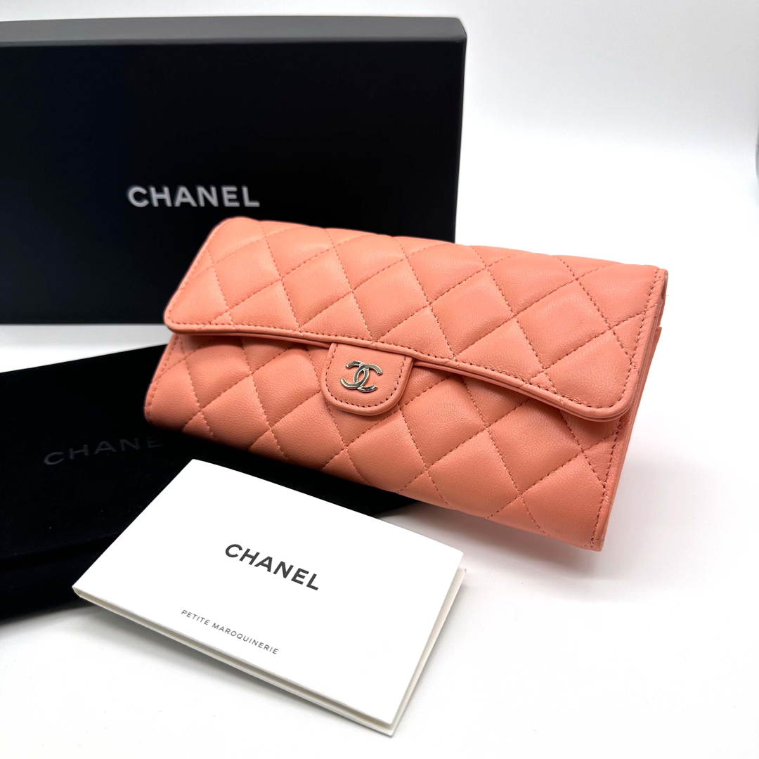 極上美品】CHANEL シャネル マトラッセ キャビアスキン 長財布 - 財布