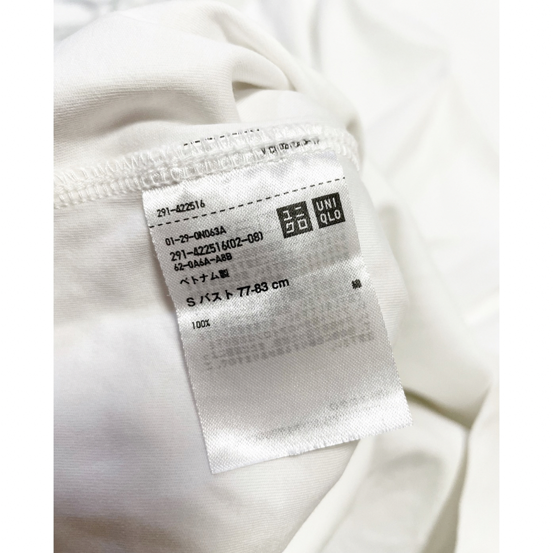 UNIQLO(ユニクロ)のユニクロ クルーネックTワンピース 半袖 SクールネックTシャツ ワンピース レディースのワンピース(ひざ丈ワンピース)の商品写真