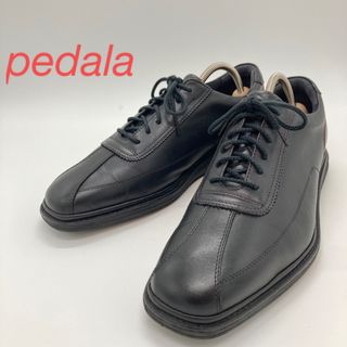 ペダラ(Pedala（asics）)の[美品！送料無料]pedala レザー黒(スニーカー)