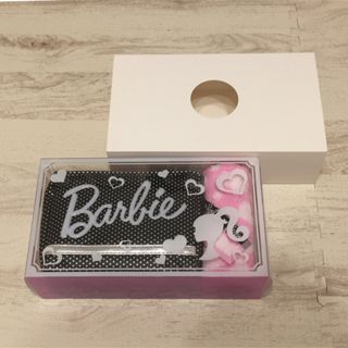 バービー(Barbie)のバービー ☆ポーチ、ハンカチ セット(ポーチ)