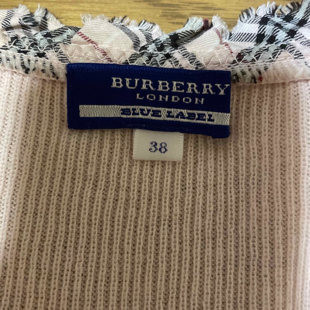 BURBERRY BLUE LABEL(バーバリーブルーレーベル)のバーバリー　カットソー レディースのトップス(カットソー(半袖/袖なし))の商品写真