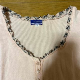 バーバリーブルーレーベル(BURBERRY BLUE LABEL)のバーバリー　カットソー(カットソー(半袖/袖なし))