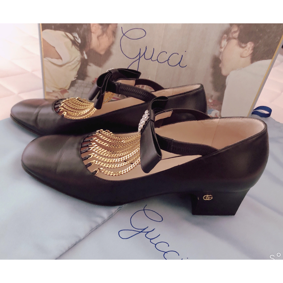 Gucci(グッチ)のGUCCI グッチ gucci  リボン パンプス レディースの靴/シューズ(ハイヒール/パンプス)の商品写真