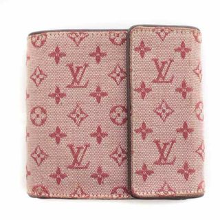 ルイヴィトン(LOUIS VUITTON)のルイヴィトン ポルトモネビエ カルトクレディ 財布 モノグラム 赤 M92241(財布)