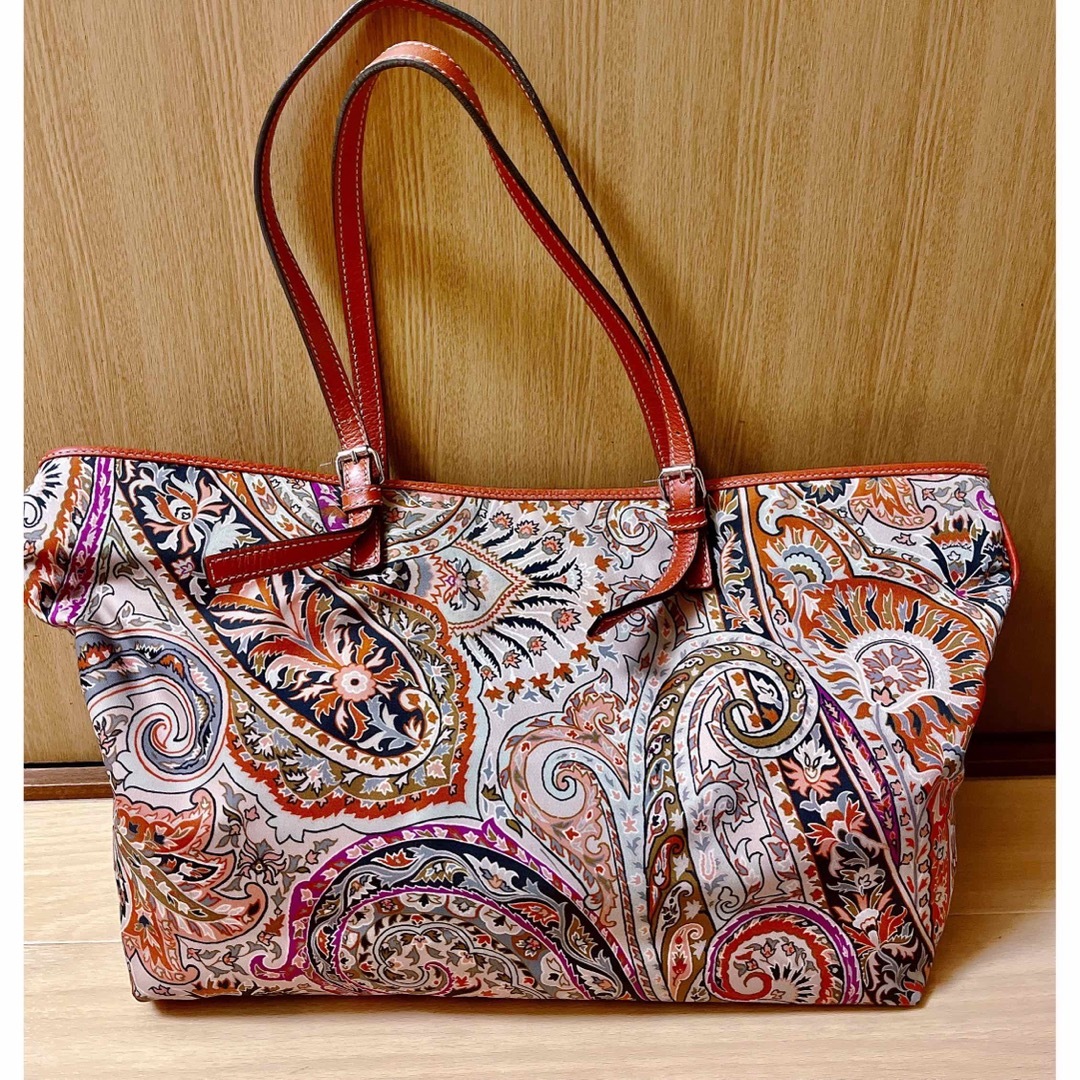 ETRO エトロ ペイズリー トートバッグ ショルダーバッグ-