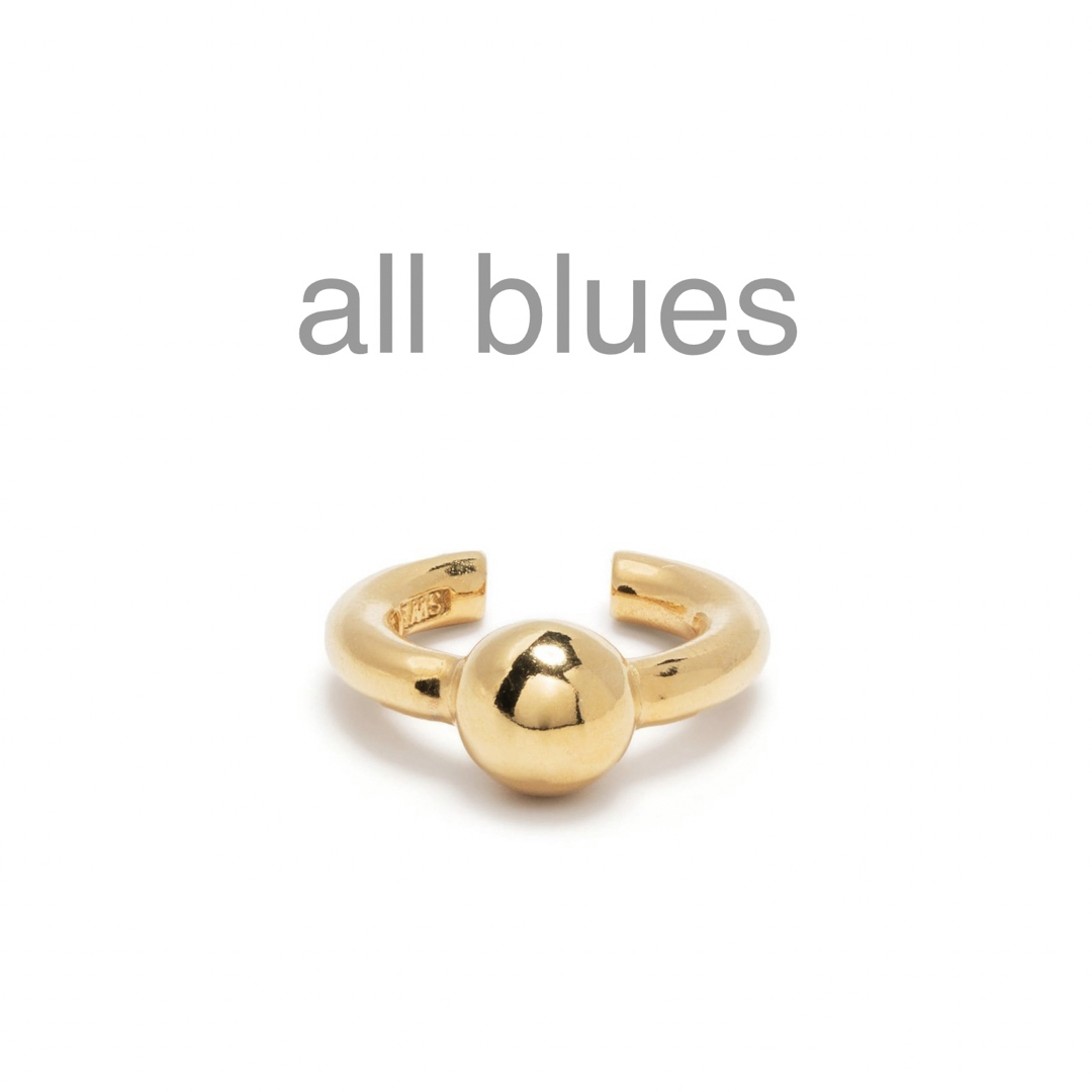 【all blues】ボールイヤーカフ 片耳 新品