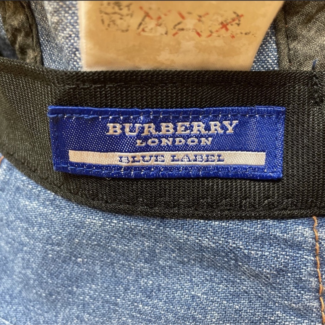 BURBERRY BLUE LABEL(バーバリーブルーレーベル)のバーバリー　ブルーレーベル　デニムハット レディースの帽子(その他)の商品写真