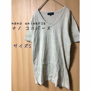 ナノユニバース(nano・universe)のnano universe ナノ ユニバース　ジャガードVネック オルテガ模様(Tシャツ/カットソー(半袖/袖なし))