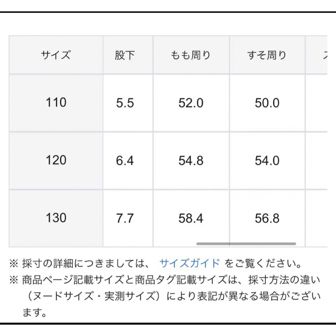 anyFAM(エニィファム)のanyFAM  花柄 総柄スカパン アイボリー系　110cm キッズ/ベビー/マタニティのキッズ服女の子用(90cm~)(スカート)の商品写真