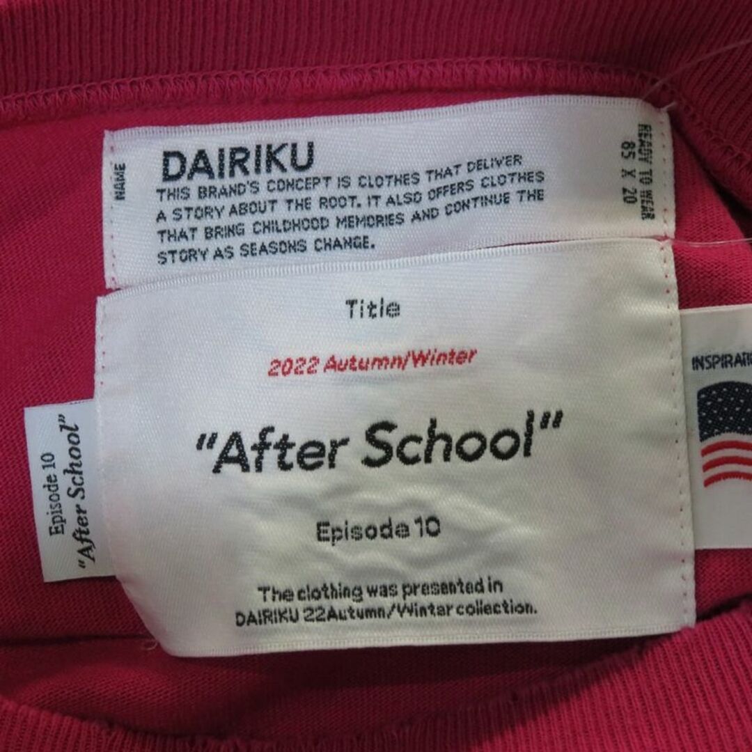 DAIRIKU SCHOOL Embroidery Vintage Teeの通販 by UNION3 ラクマ店｜ラクマ