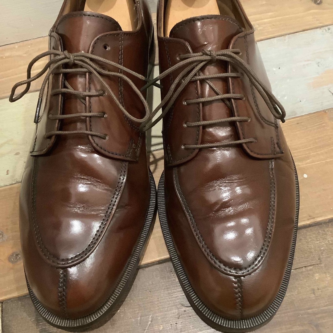 Cole Haan(コールハーン)のUSA製COLE HAALコールハーンビジネスレザーシューズブラウンUS7 メンズの靴/シューズ(ドレス/ビジネス)の商品写真