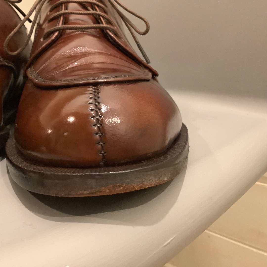 Cole Haan(コールハーン)のUSA製COLE HAALコールハーンビジネスレザーシューズブラウンUS7 メンズの靴/シューズ(ドレス/ビジネス)の商品写真