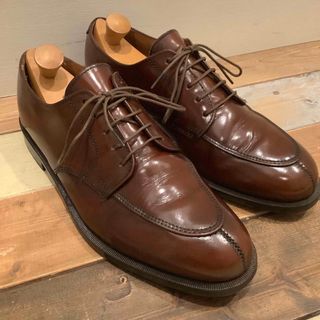 コールハーン(Cole Haan)のUSA製COLE HAALコールハーンビジネスレザーシューズブラウンUS7(ドレス/ビジネス)