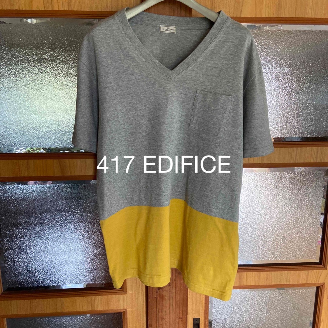 417 EDIFICE(フォーワンセブンエディフィス)の417 EDIFICE(エディフィス)半袖Tシャツ メンズのトップス(Tシャツ/カットソー(半袖/袖なし))の商品写真