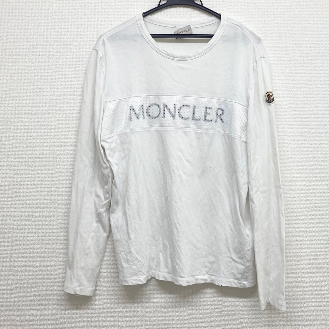 MONCLER - MONCLER モンクレール ロゴ ロングTシャツの通販 by May's
