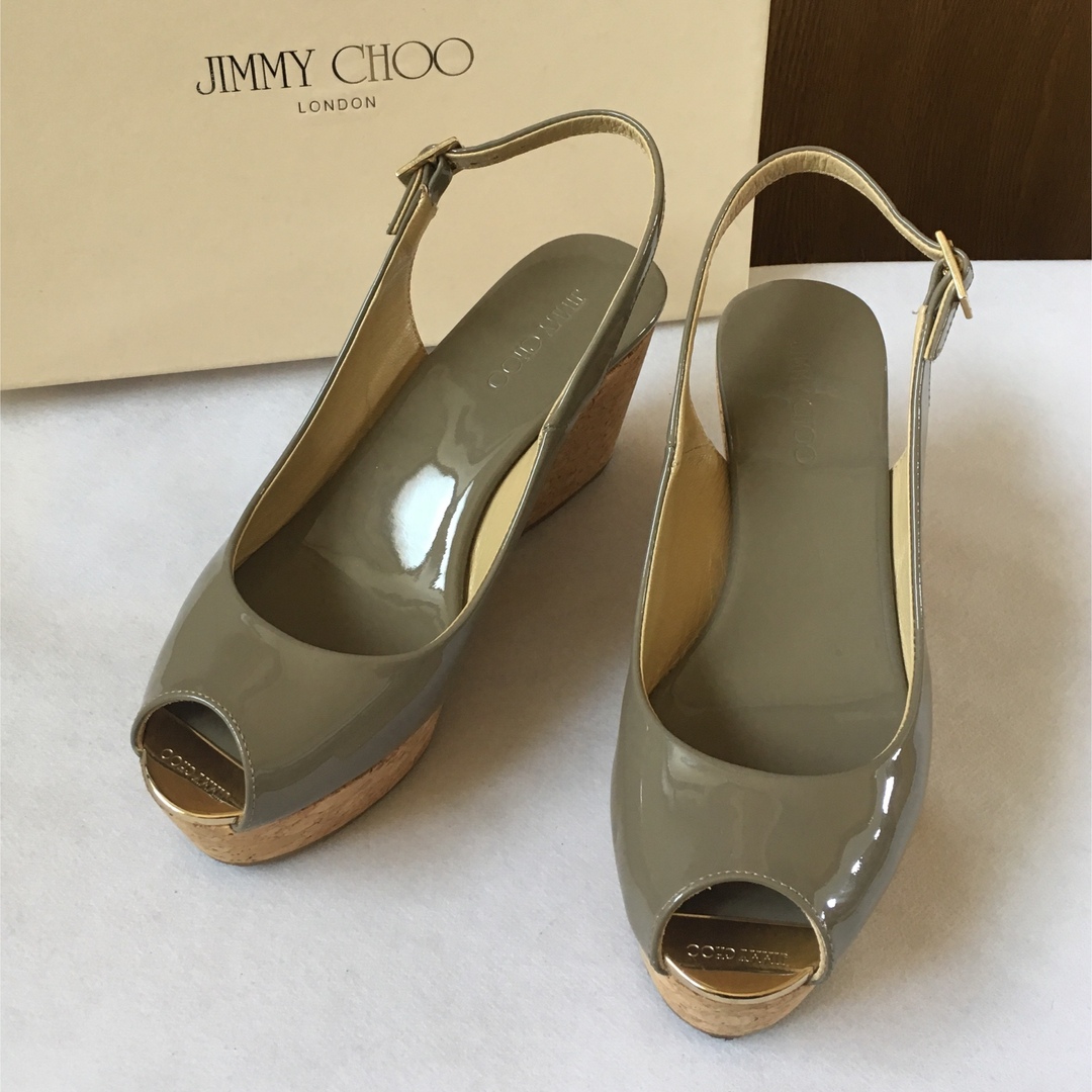 JIMMY CHOO - 美品 ジミーチュウ サンダルの通販 by SR｜ジミーチュウ ...