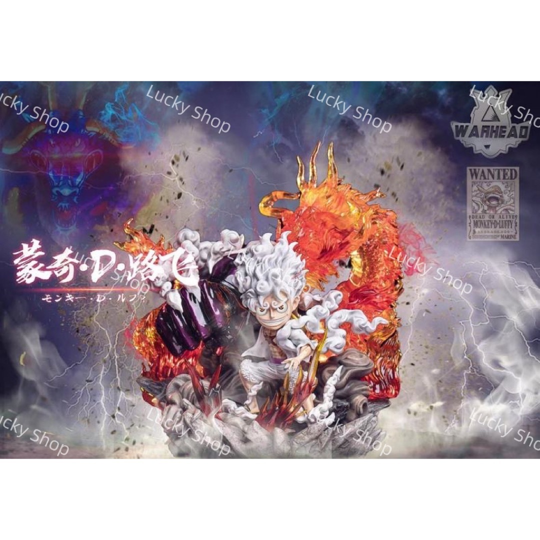 ワンピース ルフィ ニカ 武装色ver. ガレージキット フィギュア 海外