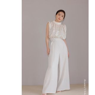 ánuans - anuans 2wayオパールスタンドカラーブラウスの通販 by
