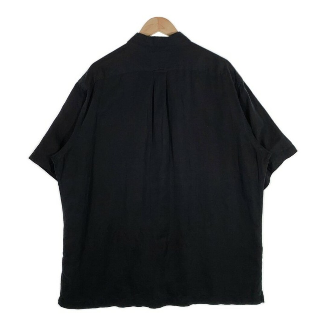 ポロラルフローレン オープンカラーシャツ 裾ポニー シルク リネン サイズ XL 2