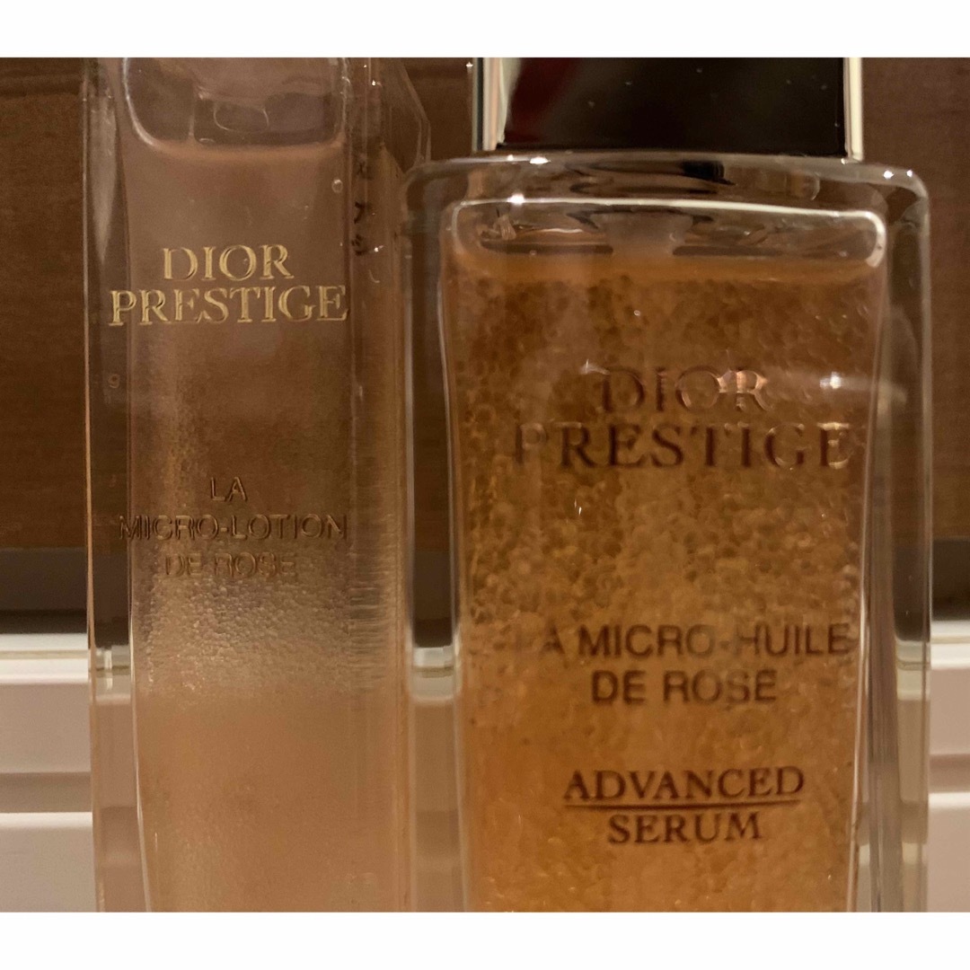 Christian Dior(クリスチャンディオール)のせーら様専用　プレステージ マイクロ ユイル ド ローズ セラム 50ml コスメ/美容のスキンケア/基礎化粧品(美容液)の商品写真