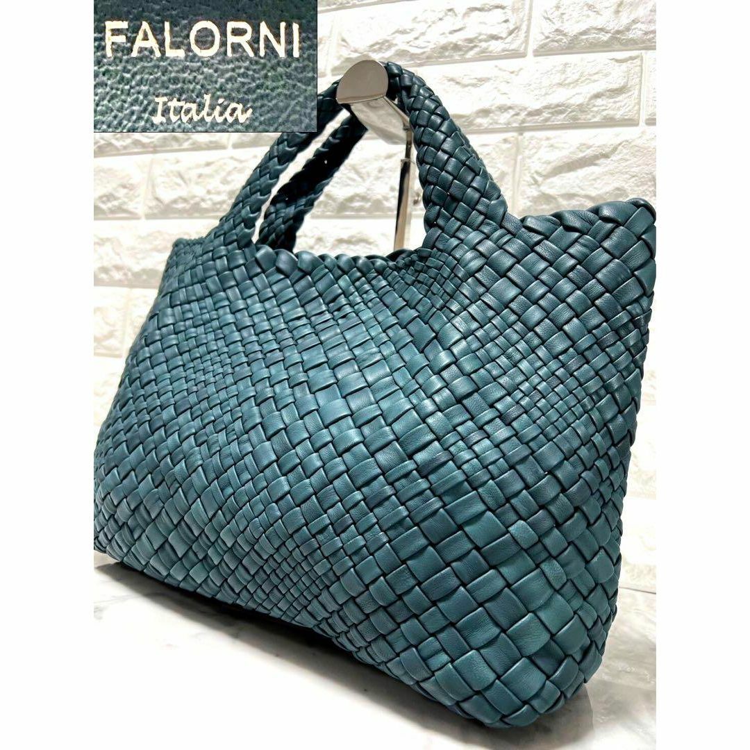 FALORNI  イントレチャートハンドバッグ