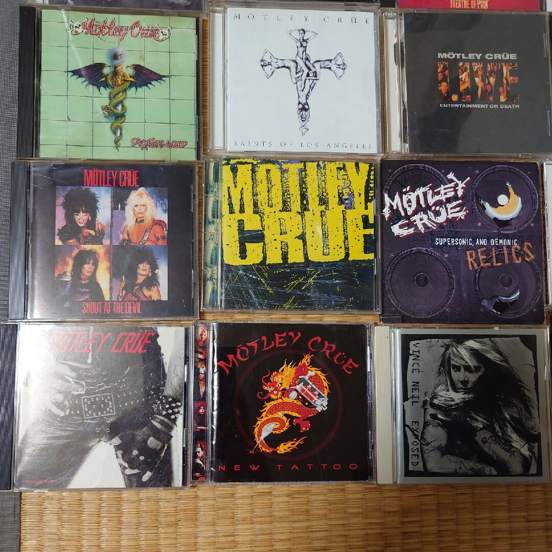 モトリークルー　ヴィンス・ニール　CD21枚セット　Mötley Crüe エンタメ/ホビーのCD(ポップス/ロック(洋楽))の商品写真