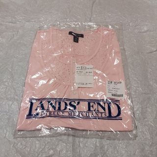 ランズエンド(LANDS’END)のランズエンド ノースリーブカットソー　Mサイズレディース(カットソー(半袖/袖なし))