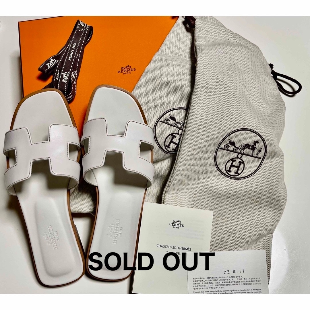 SOLD OUT☆美品☆ HERMES エルメス オラン サンダル - サンダル