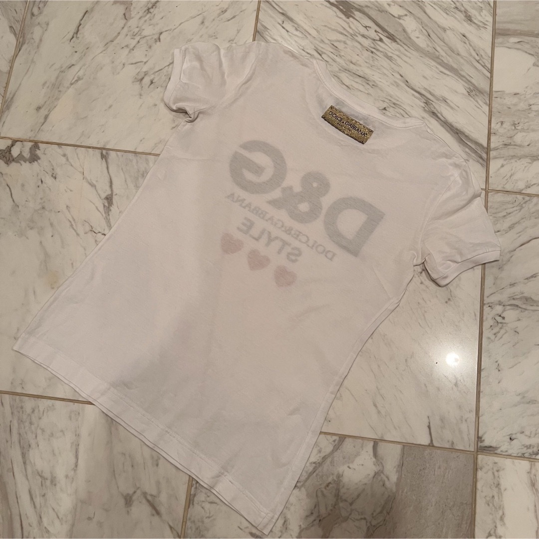 ドルガバ トップス Tシャツ ホワイト ハート | angeloawards.com