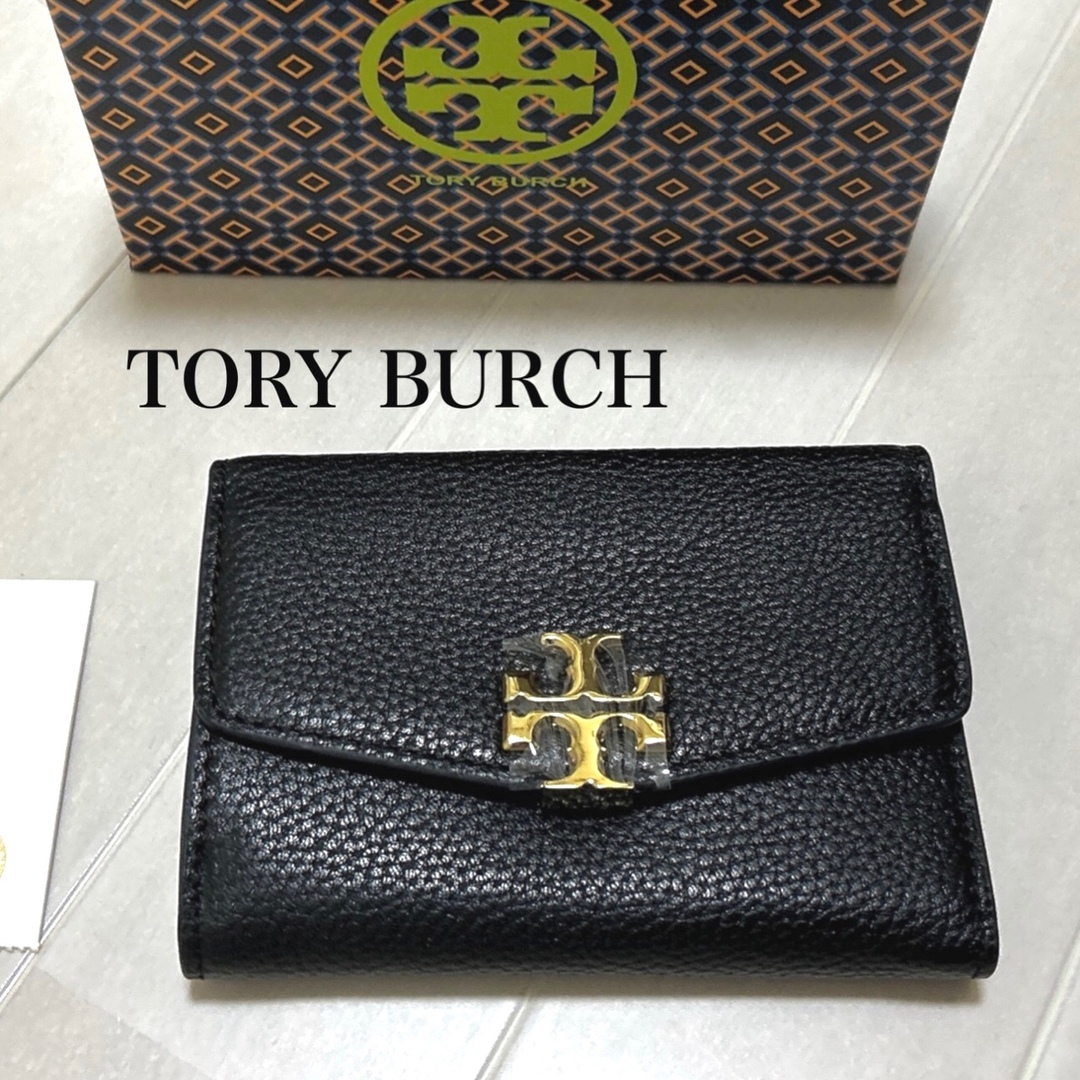 新品未使用品 Tory Burch トリーバーチ 折り財布 黒 | フリマアプリ ラクマ